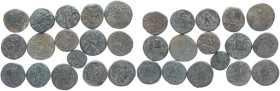 Lot of 16 unclassified: Bronze
See picture. 
LOT SOLD AS IS, NO RETURNS.