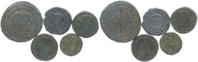 Lot of 5 unclassified: Bronze
See picture. 
LOT SOLD AS IS, NO RETURNS.