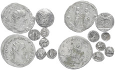 Lot of 8 unclassified: Silver
See picture. 
LOT SOLD AS IS, NO RETURNS.