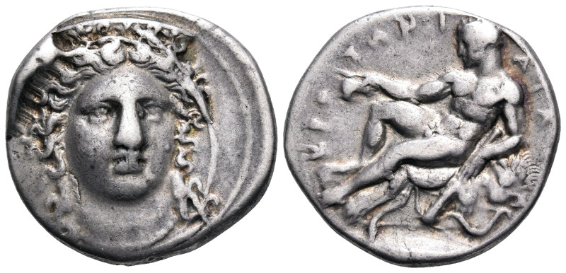 BRUTTIUM. Kroton. Circa 400-325 BC. Nomos (Silver, 21.5 mm, 7.75 g, 12 h). Head ...