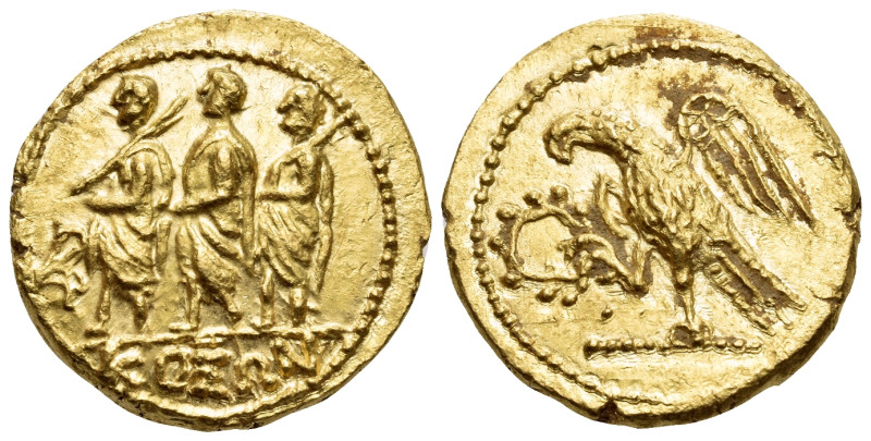 SKYTHIA. Geto-Dacians. Koson, mid 1st century BC. Stater (Gold, 19 mm, 8.76 g, 1...