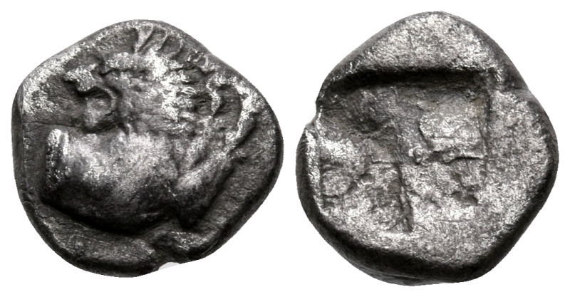 THRACE. Chersonesos. Circa 515-493 BC. Diobol (Silver, 9.5 mm, 1.23 g). Forepart...