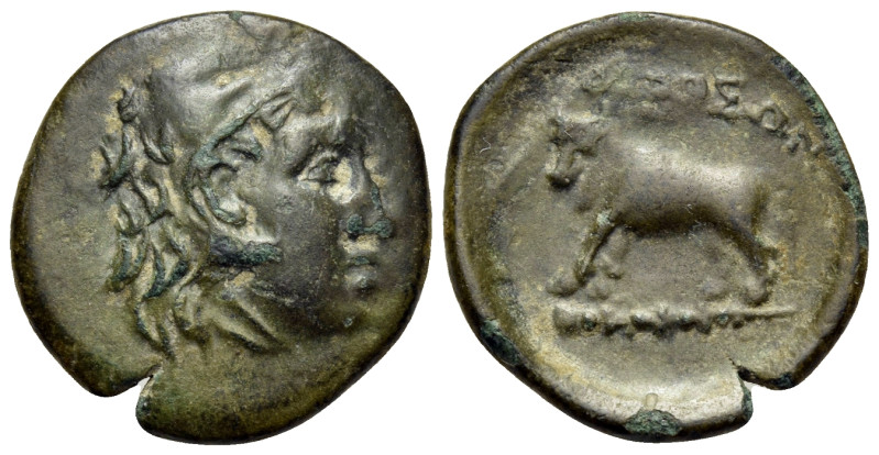THRACO-MACEDONIAN TRIBES, Odrysai. 2nd century BC. (Bronze, 20 mm, 4.58 g, 12 h)...