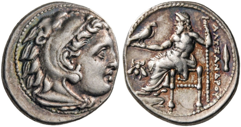 KINGS OF MACEDON. Alexander III ‘the Great’, 336-323 BC. Drachm (Silver, 17 mm, ...