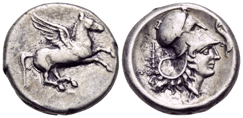 ILLYRIA. Dyrrhachion. Circa 344-300 BC. Stater (Silver, 21 mm, 8.61 g, 5 h). Peg...