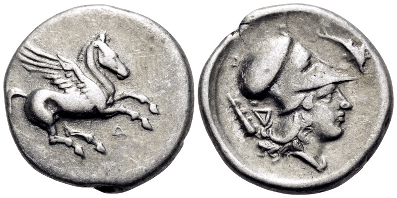 ILLYRIA. Dyrrhachion. Circa 344-300 BC. Stater (Silver, 21 mm, 8.16 g, 9 h). Peg...