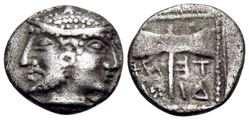 ISLANDS OFF TROAS, Tenedos. Circa 550-470 BC. Hemidrachm (Silver, 13 mm, 2.03 g,...