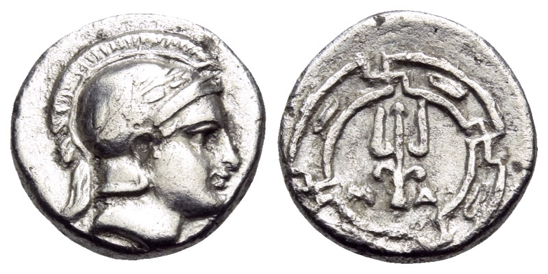 IONIA. Magnesia ad Maeandrum. Circa 350-325 BC. Obol (Silver, 9 mm, 0.83 g, 6 h)...