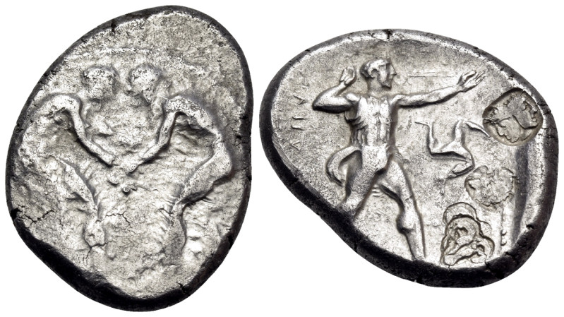 PAMPHYLIA. Aspendos. Circa 380/75-330/25 BC. Stater (Silver, 24 mm, 10.66 g, 1 h...