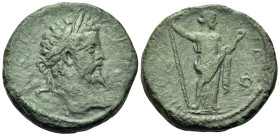 MESSENIA. Pylus. Septimius Severus, 193-211. Assarion (Bronze, 24 mm, 10.92 g, 1 h). [...] Laureate head of Septimius Severus to right. Rev. ΠΥΛΙΩΝ Ap...