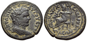 PHRYGIA. Cotiaeum. Caracalla, 198-217. (Bronze, 26 mm, 9.49 g, 6 h), struck under the magistrate M. Aur. Ne[...]le... ΑΝΤΩΝΙΝΟC ΑΥΓΟΥCΤΟC Laureate hea...
