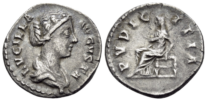 Lucilla, Augusta, 164-182. Denarius (Silver, 18 mm, 3.30 g, 7 h), struck under M...