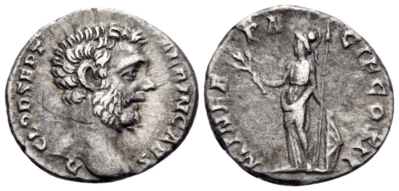 Clodius Albinus, as Caesar, 193-195. Denarius (Silver, 18 mm, 3.37 g, 6 h), Rome...