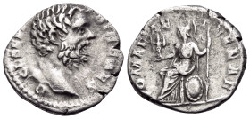 Clodius Albinus, as Caesar, 193-195. Denarius (Silver, 18 mm, 2.86 g, 7 h), Rome. D CLOD SEPT ALBIN CAES Bare head of Clodius Albinus to right. Rev. R...