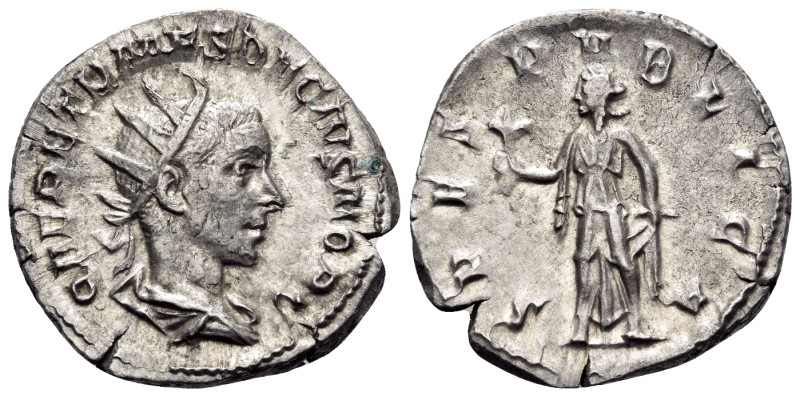 Herennius Etruscus, as Caesar, 249-251. Antoninianus (Silver, 21 mm, 3.97 g, 1 h...