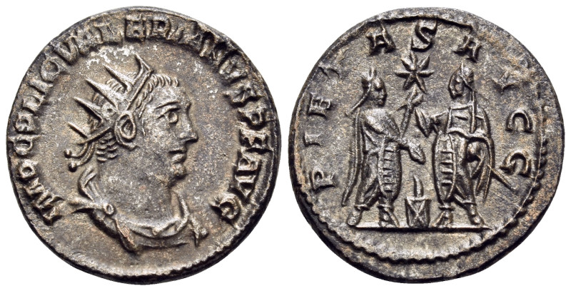 Valerian I, 253-260. Antoninianus (Billon, 20 mm, 3.89 g, 5 h), Samosata, 256. I...