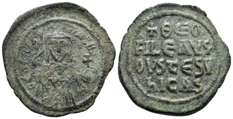 Theophilus, 829-842. Follis (Bronze, 26 mm, 5.55 g, 6 h), Constantinople, 830/1-...