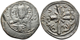 Anonymous Folles, time of Nicephorus III, circa 1078-1081. Follis (Bronze, 25.5 mm, 5.30 g, 5 h), Class I, Constantinople. IC XC Facing bust of Christ...