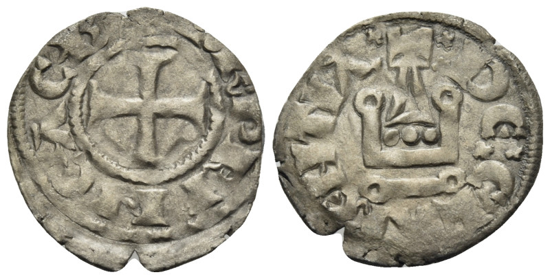 CRUSADERS. Principality of Achaea. Charles II de Anjou, 1285-1289. Denier Tourno...