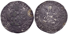 NETHERLANDS, The Dutch Republic. Zwolle. Mathias I, 1619-1628. 28 Stuiver (Silver, 41 mm, 19.80 g, 1 h), dated 1621. Crowned arms. Rev. Imperial eagle...