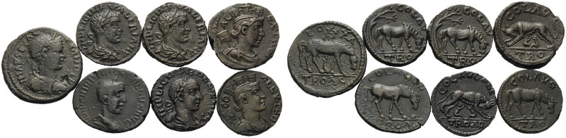 ROMAN PROVINCIAL. Circa 3rd century. (Bronze, 38.90 g). A lot of Seven (7) mixed...