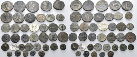 ROMAN PROVINCIAL. Circa 1st - 3rd century. (Silver/Bronze, 368.00 g). Lot of Thirty-eight (38) Roman Provincial silver (2) and bronze (36) coins, most...