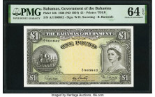 Bahamas Bahamas Government 1 Pound 1936 (ND 1954) Pick 15b PMG Choice Uncirculated 64 EPQ. 

HID09801242017

© 2022 Heritage Auctions | All Rights Res...