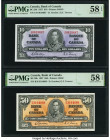 Canada Bank of Canada $10; 50 2.1.1937 BC-24b; BC-26b Two Examples PMG Choice About Unc 58 EPQ (2). 

HID09801242017

© 2022 Heritage Auctions | All R...