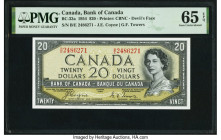 Canada Bank of Canada $20 1954 BC-33a "Devil's Face" PMG Gem Uncirculated 65 EPQ. 

HID09801242017

© 2022 Heritage Auctions | All Rights Reserved