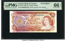 Canada Bank of Canada $2 1974 BC-47aS Specimen PMG Gem Uncirculated 66 EPQ. 

HID09801242017

© 2022 Heritage Auctions | All Rights Reserved