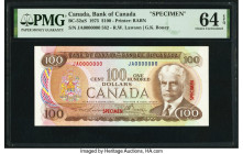 Canada Bank of Canada $100 1975 BC-52aS Specimen PMG Choice Uncirculated 64 EPQ. 

HID09801242017

© 2022 Heritage Auctions | All Rights Reserved