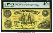 Canada Toronto, ON- Bank of Toronto $10 1.10.1929 Ch.# 715-22-44 PMG Extremely Fine 40 EPQ. 

HID09801242017

© 2022 Heritage Auctions | All Rights Re...