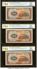 China Bank of Communications 10 Yuan 1941 Pick 159a S/M#C126-254 Five Consecutive Examples PCGS Banknote Choice UNC 64 (5). 

HID09801242017

© 2022 H...