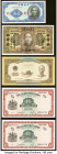China, Hong Kong, Singapore & More Group Lot of 10 Examples Extremely Fine-Crisp Uncirculated. Pinholes and an internal tear are noted on the China 1 ...