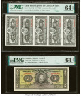 Cuba, Ecuador & Paraguay Group Lot of 4 Examples. Cuba Banco Espanol De La Isla De Cuba 20 Centavos 15.2.1897 Pick 53 PMG Choice Uncirculated 64 EPQ; ...