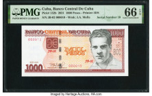 Serial Number 10 Cuba Banco Central de Cuba 1000 Pesos 2021 Pick 132b PMG Gem Uncirculated 66 EPQ. 

HID09801242017

© 2022 Heritage Auctions | All Ri...