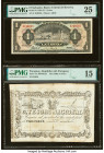 El Salvador, Paraguay & Peru Group Lot of 3 Examples. El Salvador Banco Central de Reserva de El Salvador 1 Colon 29.9.1944 Pick 83 PMG Very Fine 25; ...