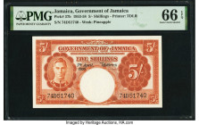 Jamaica Government of Jamaica 5 Shillings 7.4.1955 Pick 37b PMG Gem Uncirculated 66 EPQ. 

HID09801242017

© 2022 Heritage Auctions | All Rights Reser...