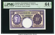 Jamaica Government of Jamaica 10 Shillings 7.4.1955 Pick 39 PMG Choice Uncirculated 64 EPQ. 

HID09801242017

© 2022 Heritage Auctions | All Rights Re...