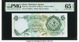 Qatar Qatar Monetary Agency 10 Riyals ND (1973) Pick 3a PMG Gem Uncirculated 65 EPQ. 

HID09801242017

© 2022 Heritage Auctions | All Rights Reserved