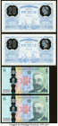 Romania Banca Nationala 100; 20 Lei 1.12.2019; 2021 Pick 125 (2); UNL (2) Four Commemorative Examples with Commemorative Folders Crisp Uncirculated. 
...