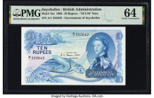 Seychelles Government of Seychelles 10 Rupees 1.1.1968 Pick 15a PMG Choice Uncirculated 64. 

HID09801242017

© 2022 Heritage Auctions | All Rights Re...