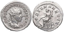 238-244 d.C. Gordiano III (238-244 d.C). Roma. Antoniniano. Ve. 3,48 g. FORTVNA REDVX en reverso Atractiva. EBC-. Est.40.