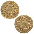 603-610. Witerico (603-610). Ispali (Sevilla). Tremis. Au. 1,50 g. EBC-. Est.700.