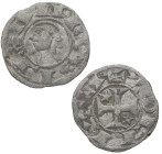 1158 -1214. Alfonso VIII (1158-1214). 1 dinero. Ve. 0,87 g. MBC+. Est.50.