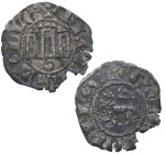 1295-1312. Fernando IV (1295-1312). Coruña. Dinero. ABM 321. Ve. 0,57 g. MBC-. Est.50.