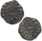 1295-1312. Fernando IV (1295-1312). Burgos. Dinero. ABM 319. Ve. 0,65 g. MBC. Est.30.