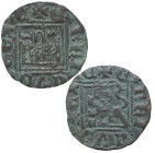 1369-1379. Enrique II (1369-1379). Zamora. Dinero Noven. ABM-501.6. Ve. 0,90 g. MBC+. Est.75.