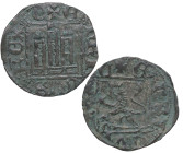 1369-1379. Enrique II (1369-1379). Zamora. Dinero Noven. ABM 501.5. Ve. 1,08 g. MBC+. Est.60.
