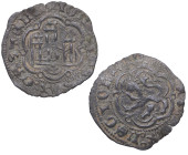 1406-1454. Juan II (1406-1454). Sevilla. 1 blanca. Ve. 1,58 g. MBC+. Est.40.